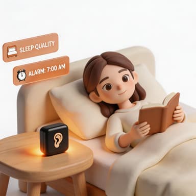 Sleep quality tracking with smart alarm