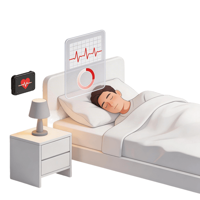 Sleep health monitoring with heart rate tracking