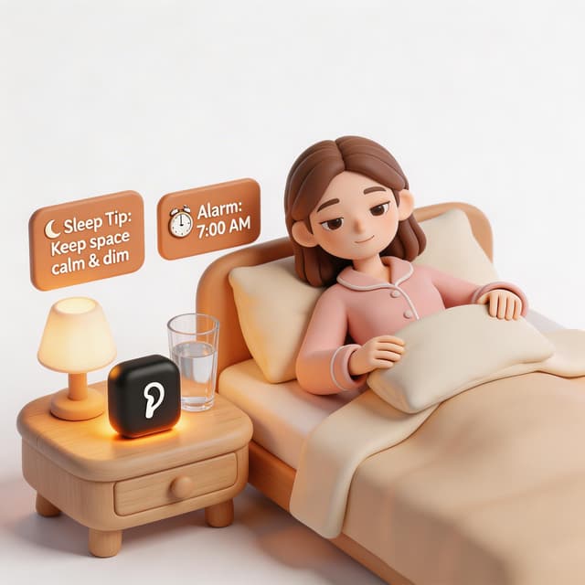 Sleep tips and smart alarm for better rest